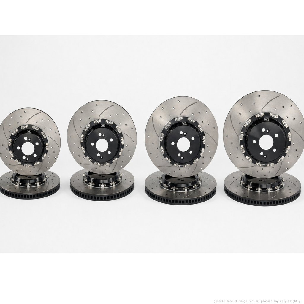 2-Piece Front and Rear Brake Rotors to Suit Mercedes-AMG A45 (W176) - 350mm / 330mm