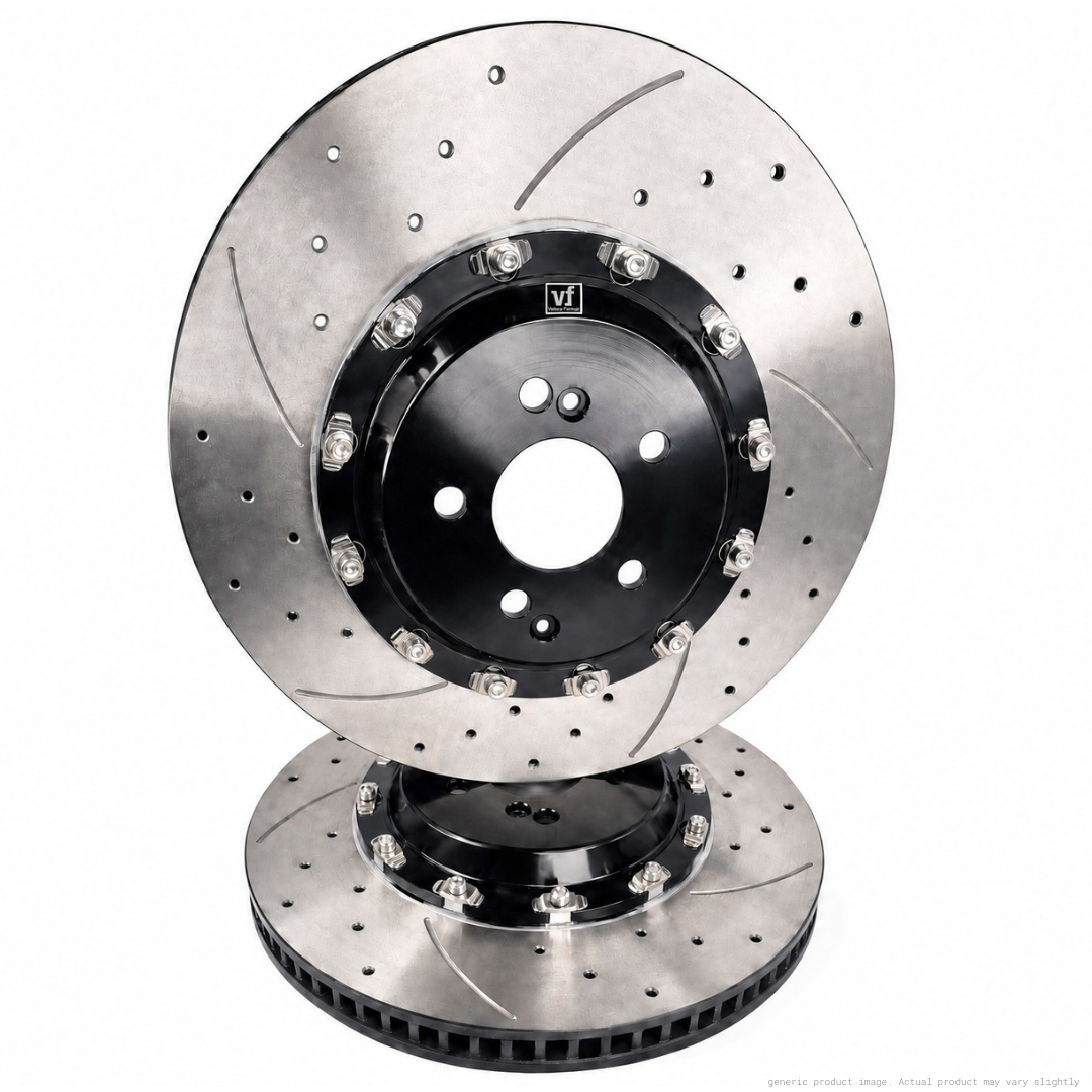 2-Piece Rear Brake Rotors to Suit BMW X4 M (F98) - 370mm